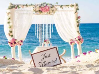 Beach just married Hochzeit Mallorca