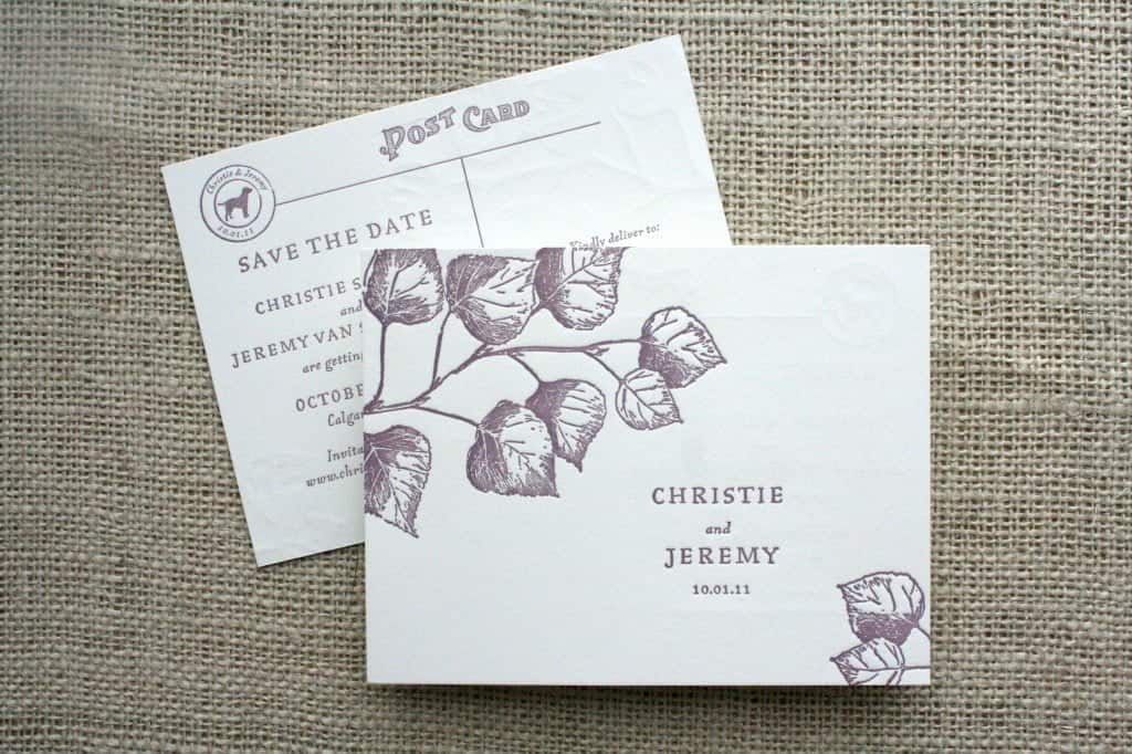 Save the date - Hochzeitskarten