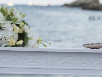 Blumen rings Hochzeit Mallorca